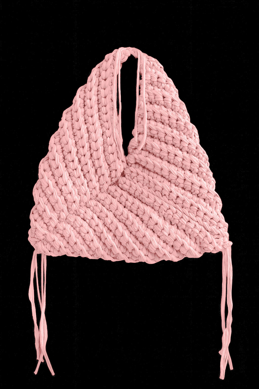 Pink triangle bag